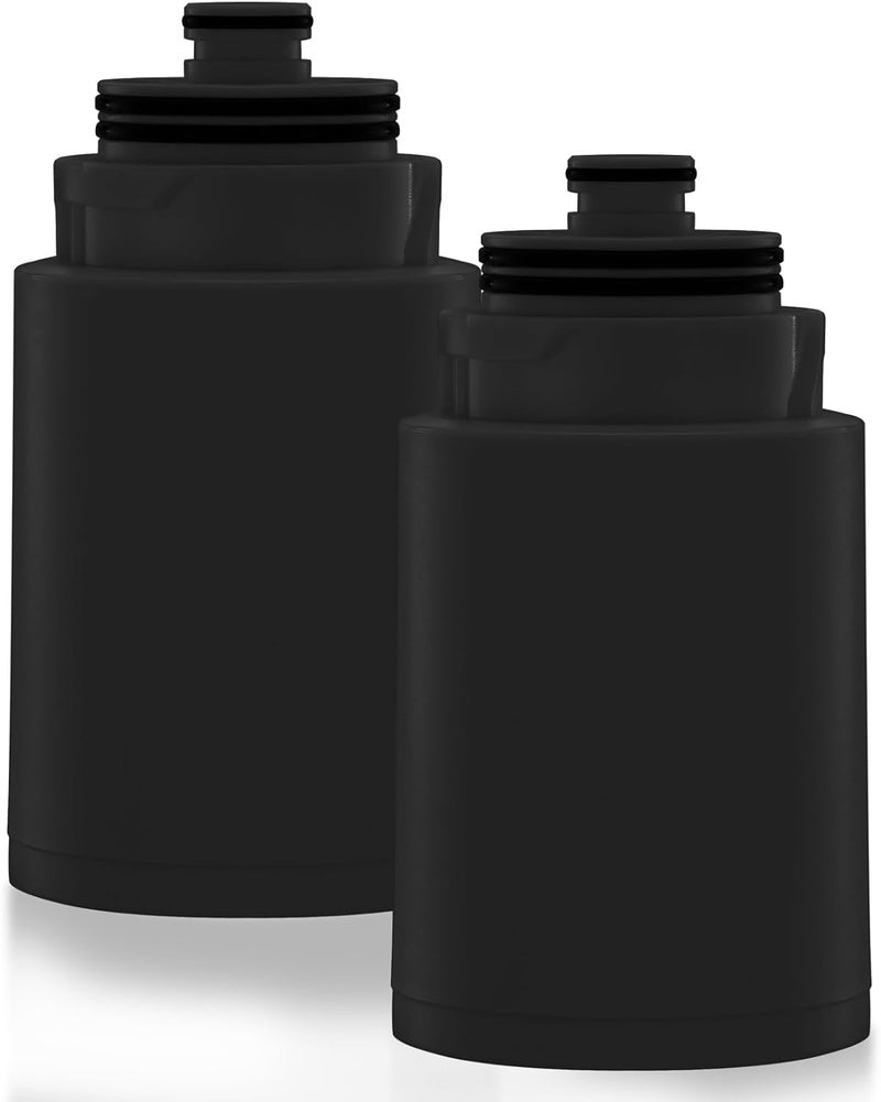 Ryamen Shower Head Filters Replacement ONLY for Dual 10" Filtered Shower Head Combo, Effective Chlorine Removal Rate≥90%, 2-Pack (Black) - Image 1